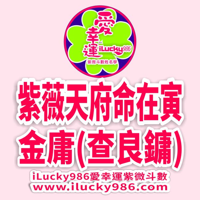 金庸 紫微天府命在寅