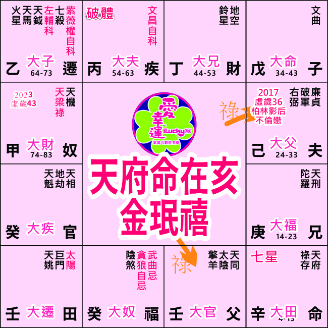 金珉禧命盤